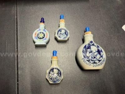 Set of (4), Vintage, German Snuff Bottles