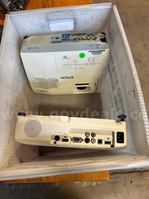 EPSON LCD PROJECTOR LOT OF 2