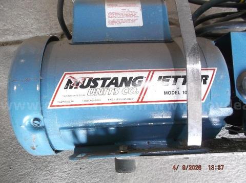 Lot of (1) Mustang Jetter Model 10E.