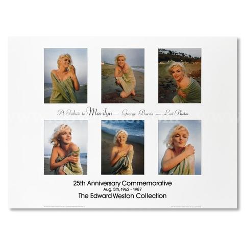 George Barris (1922-2016), "A Tribute to Marilyn (Beach)" Collectible Fine Art