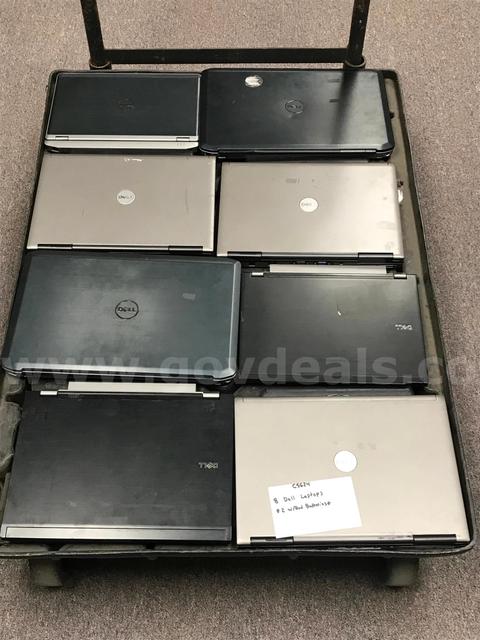 8 Dell Laptops **2 w/Bad Batteries