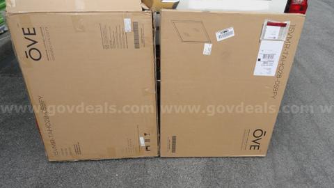 Pair of OVE Tahoe Wall Mirrors - Color Almond Latte Model: 15VMR-TAHO28-059FY