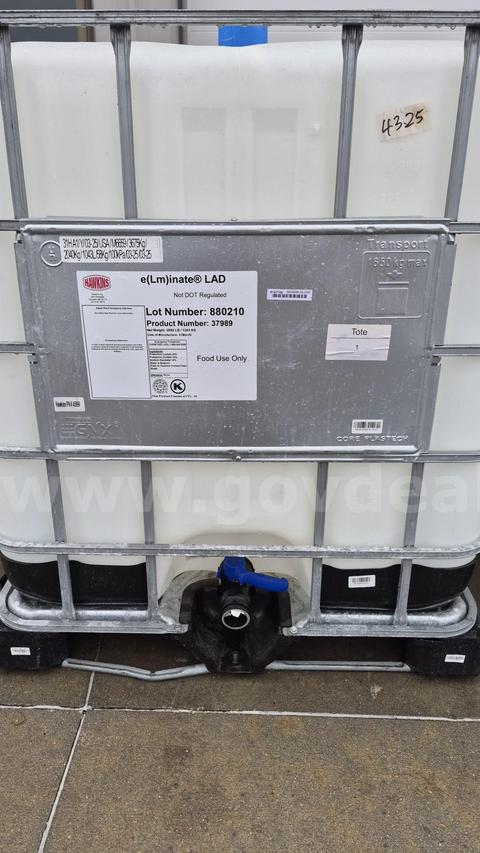 Food Grade IBC Tank (Tank #1)