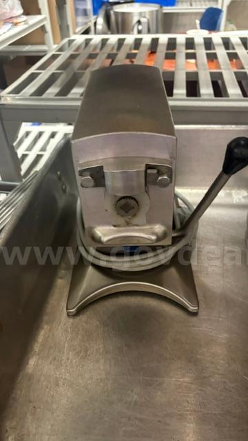 2 Electric Can Openers and Meat Slicing Cart/Table