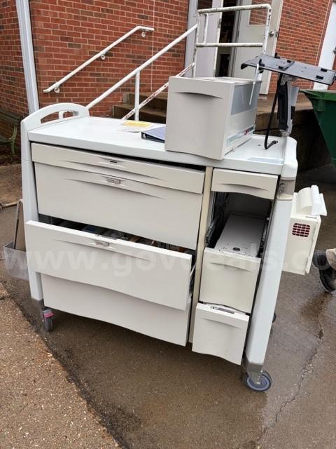 Lot of (6) Capsa Medication Carts.