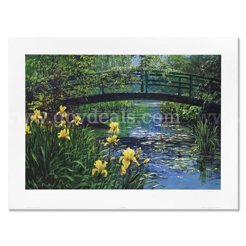 Peter Ellenshaw (1913-2007), "Monet's Bridge" Limited Edition Fine Art