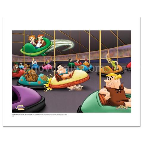 Hanna-Barbera, "Bumper Cars" Limited Edition Fine Art