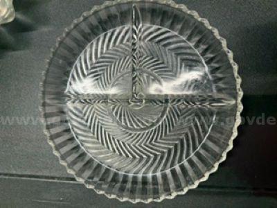 Libby, Vintage, Divided Tray Plate, Good Condition