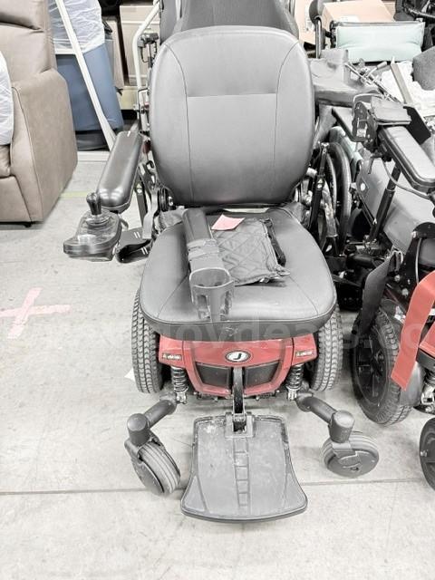 Lot of (1) Red J600 Power Wheelchair.