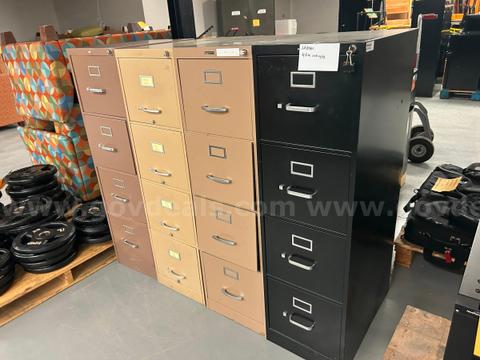 4 File Cabinets(4 Drawer)