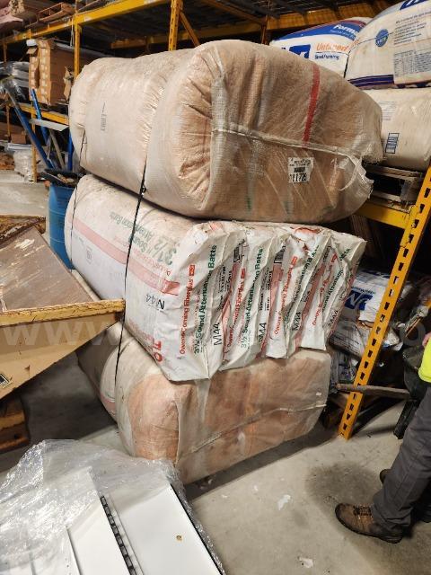 Lot of Approx. (15) Bundles of Fiberglass Insulation.