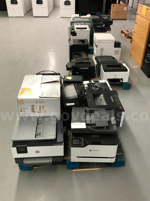 3 Pallets of Printers