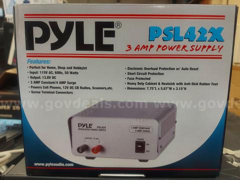 PYLE PSL42X 3 amp power supply