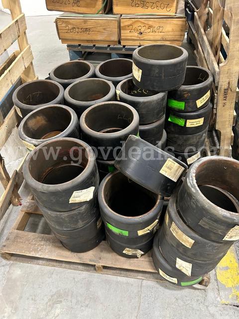 (45) Lot of Volvo RM 20305017 Solid Rubber Tire for Paver