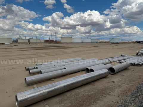 Pipe and Fittings, SS, CSl, 1in to 24in, Qty Approx 149 jts