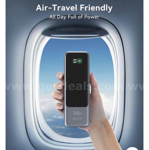 SHIPPING AVAILABLE Lot of 2 MOKiN Fast Charging Power Bank for Laptop | 14800mAh 140W （31-15）