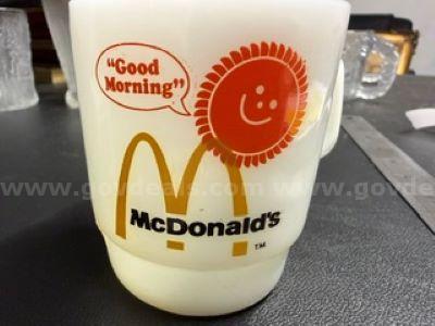 Vintage, 1970s White McDonald’s Coffee Mug, Good Condition