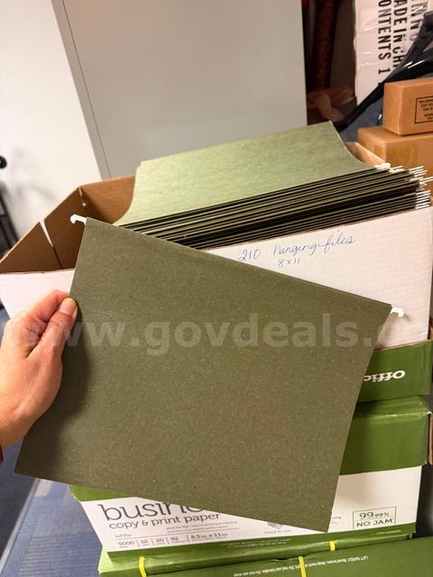 1 case of Hanging File Folders-