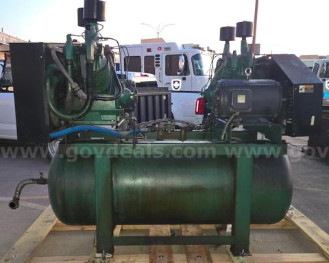 Shop Air Compressor with Additional Air Tank and Motor
