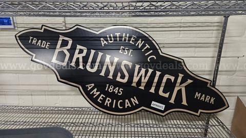 Brunswick Illuminated Sign 60x25" - NON-OPERATIONAL