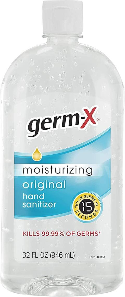 LOT OF 8 Big Size GERM-X Hand Sanitizer, 32 oz Flip-Cap Bottle NEW *WILL SHIP*