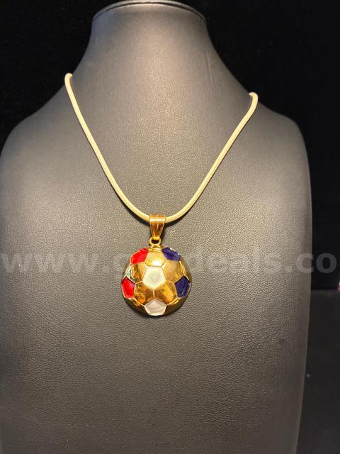New, USA, Soccer Ball Pendant W/ Rope Cord. FREE SHIPPING W/ BUY NOW