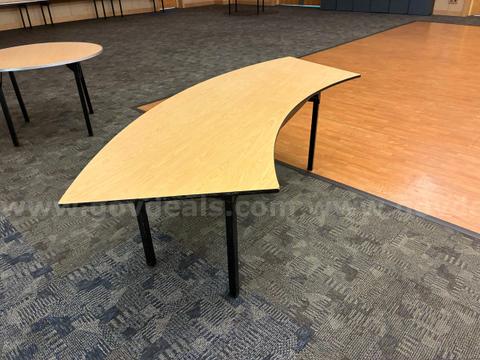 Misc. Event Tables, 7 total - Three (3) crescent tables, Four (4) 4' rounds