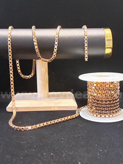 Stunning 12’ Of Chain.24K Real Gold Filled. FREE SHIPPING WITH BUY NOW