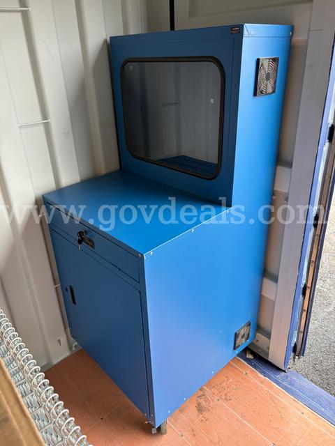 Computer Cabinet, Blue