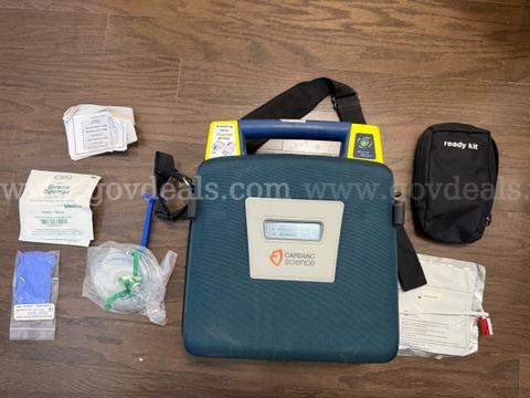 17x FULL SET Cardiac Science Powerheart G5 AED Battery 2x Pads RESCUE READY GREAT