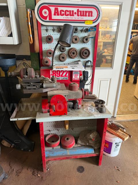 Accu-Turn 8922 Brake Lathe – Sold As-Is, Where-Is