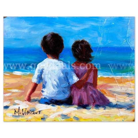 Michael Vincent, "Sister" Original/ Unique Art Fine Art