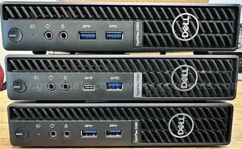 Three (3) Dell OptiPlex Micro Desktop Computers