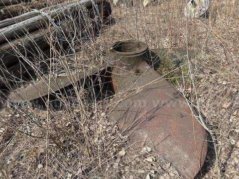 10 foot boat propeller and mooring post