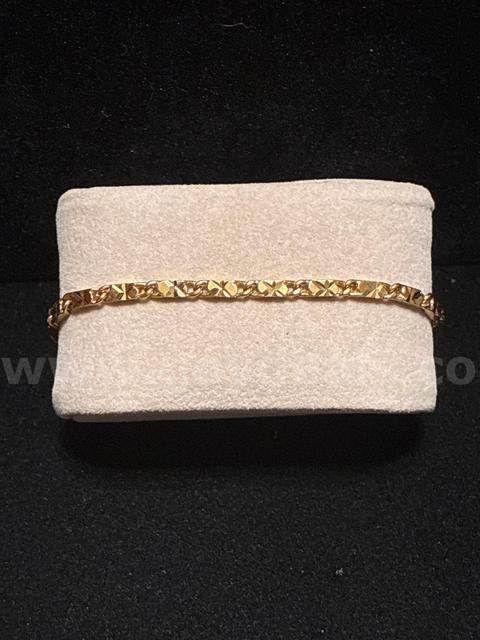 Gorgeous, 8” Custom Star Bracelet! 24K Real Gold Filled.
