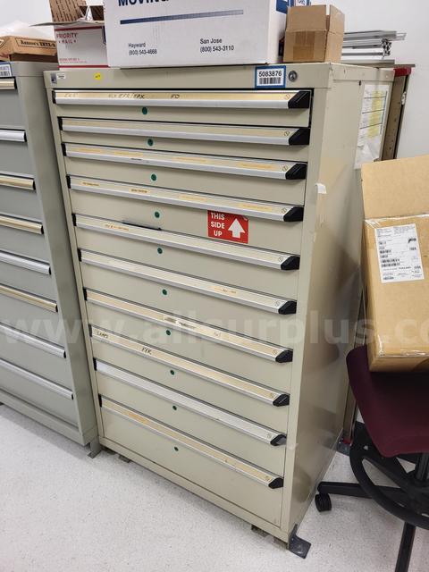 Rousseau 16-Drawer Tool Cabinet w/ Hardware, SMCs, Parts, Accessories