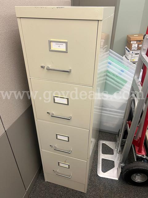 4 drawer metal file cabinet