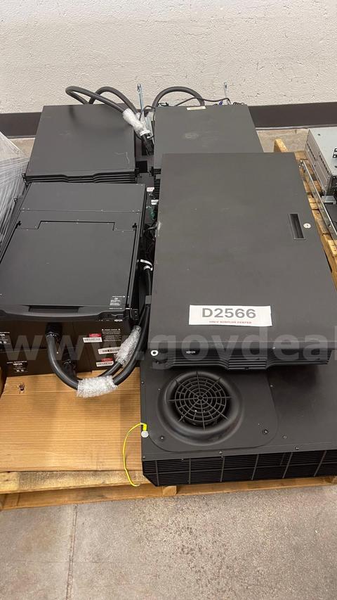 Lot : Server rack , batteries and cooling - untested