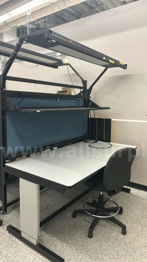 Lot of 5 Production Basics EDS Black Work Stations