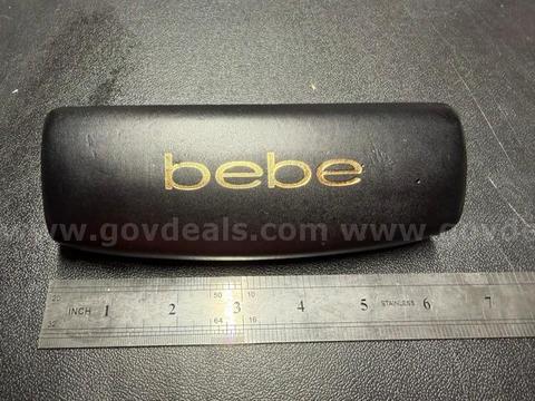 Bebe, Eyeglass Case, Black Hard Shell, Good Condition