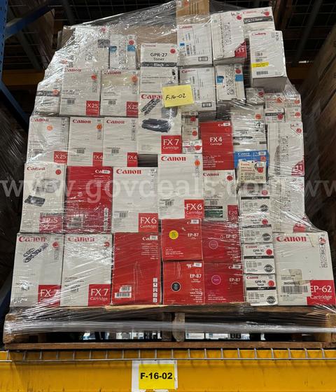 Mixed lot of New Genuine OEM Canon Toners and Drum Cartrdiges-111 Units
