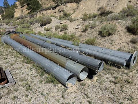 Antenna Towers, Galvanized Steel 2 Pc Towers, 60ft Units, Qty 3 Towers 30ft Sections
