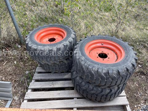 Lot of 8 Bobcat Toolcat Tires and Rims