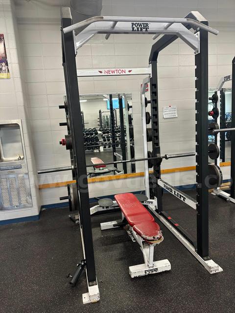 Power Lift Full Rack with bench # 1