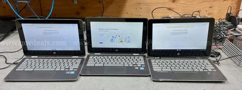 Lot of 50 HP Chromebook x360 11 G1 EE - Touchscreen 2-in-1