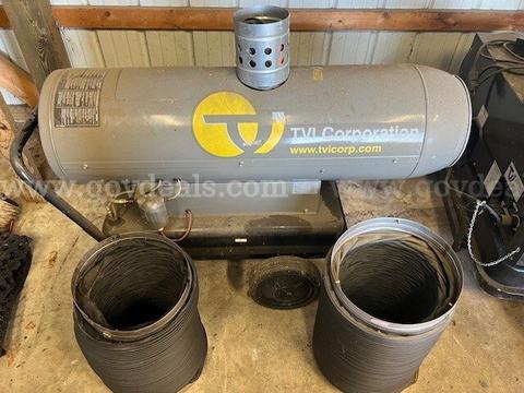 USED TVI K150-FAI Diesel Fuel 150K BTU Forced Air Heater