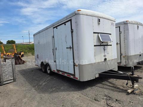 2008 American Hauler enclosed 8.5' x 18' high roof tandem axle trailer