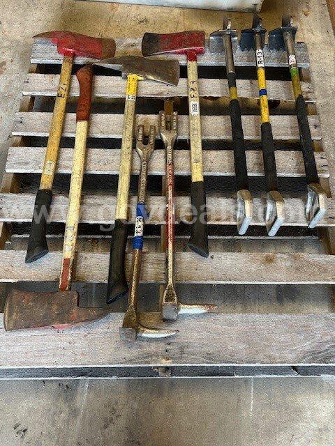 USED Lot of (9) Firefighter Hand Tools