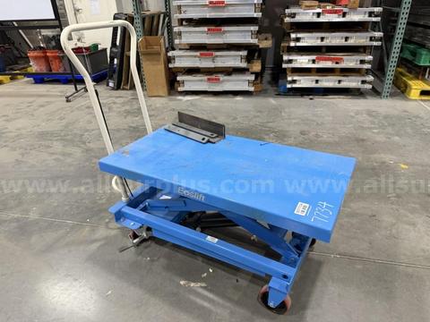 Hand Table Truck, 1540lbs, 39in Max Height, 20in x 40in, Eoslift, Qty 1