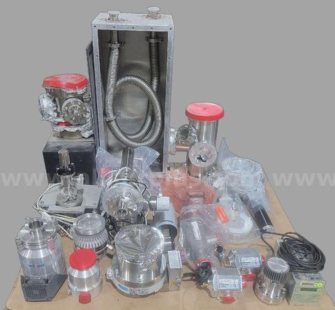 Assorted Turbopumps, High Vacuum Valves & Components